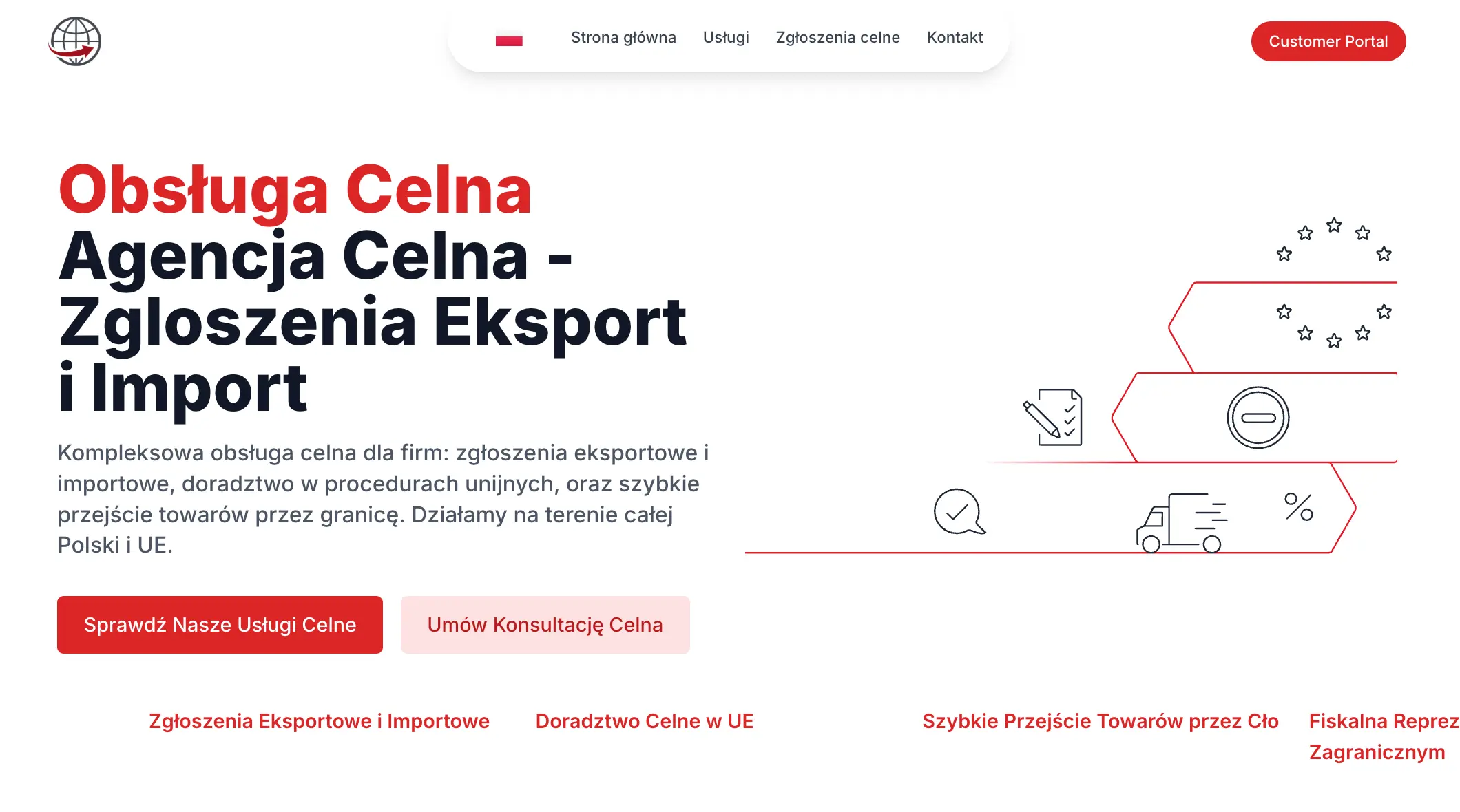 Homepage of AgencjaCelnaZgloszenia.pl