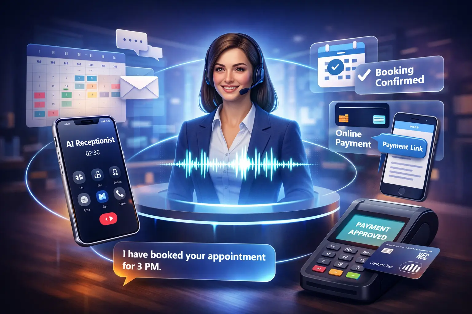 Dashboard systemu AI Recepcjonisty