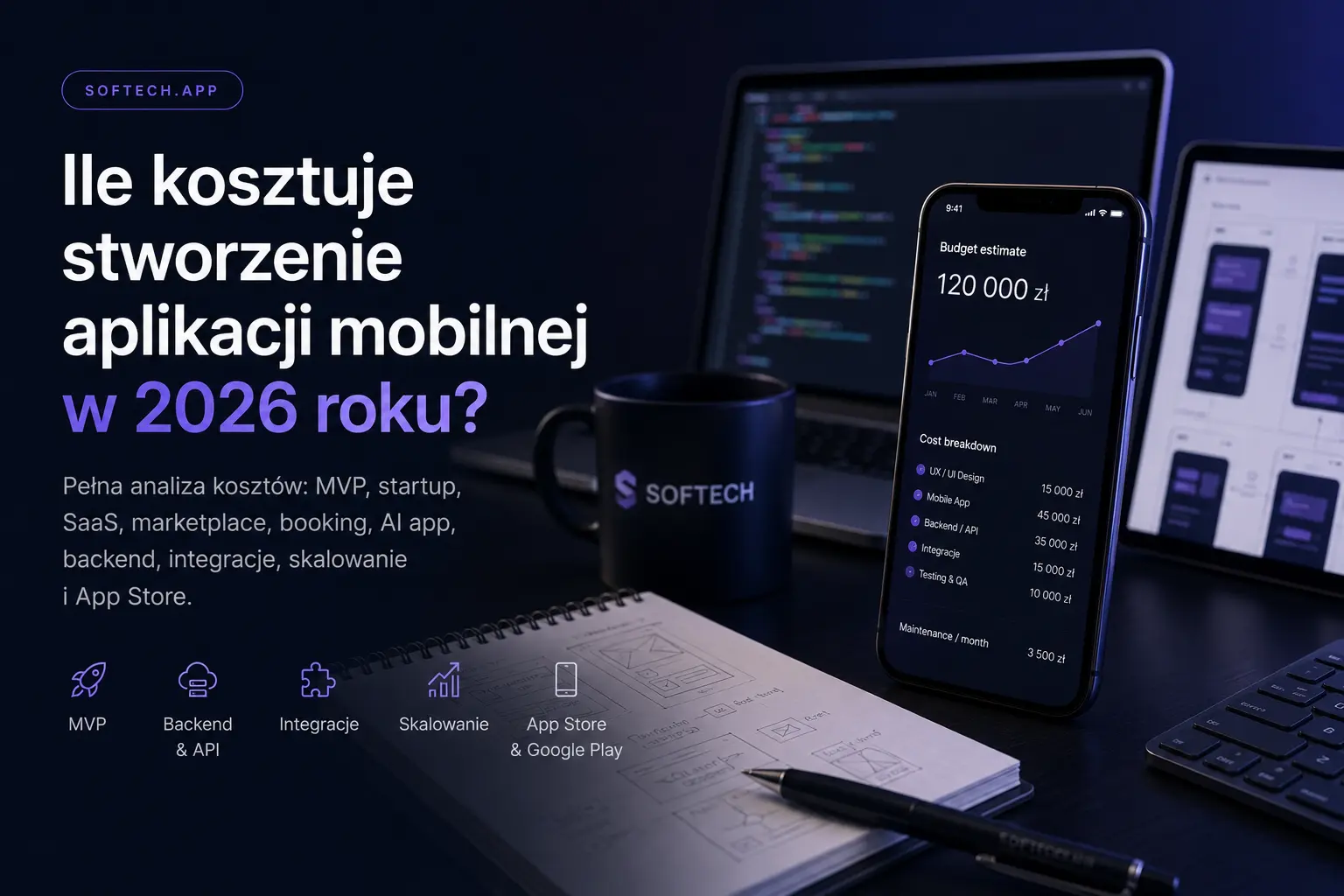 Cost of building a mobile application in 2026 including SaaS, AI, marketplace and startup app development